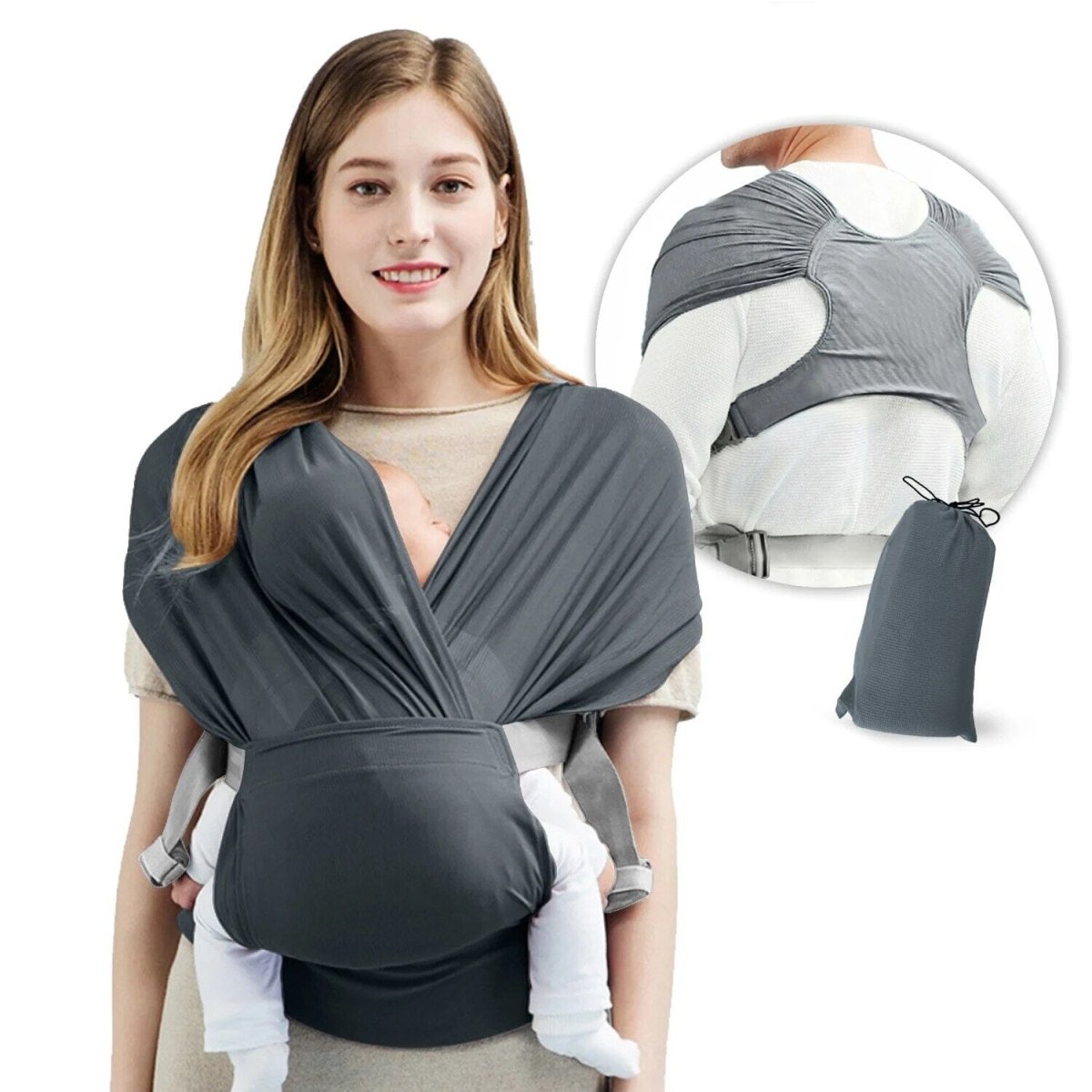 Adjustable Wrap Baby Carrier - Baby Bubble Store