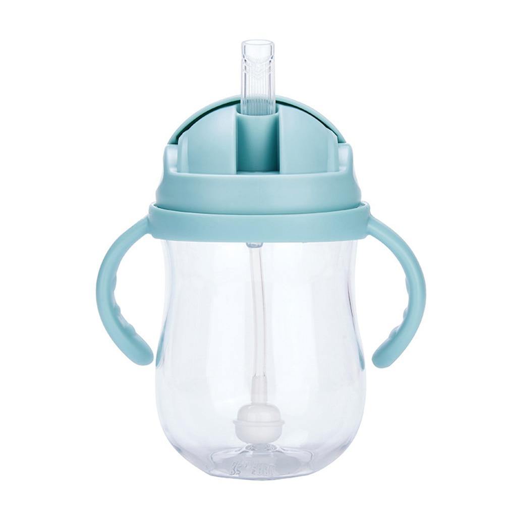 Leakproof Double Handle Silicone Baby Water Bottle - Baby Bubble Store