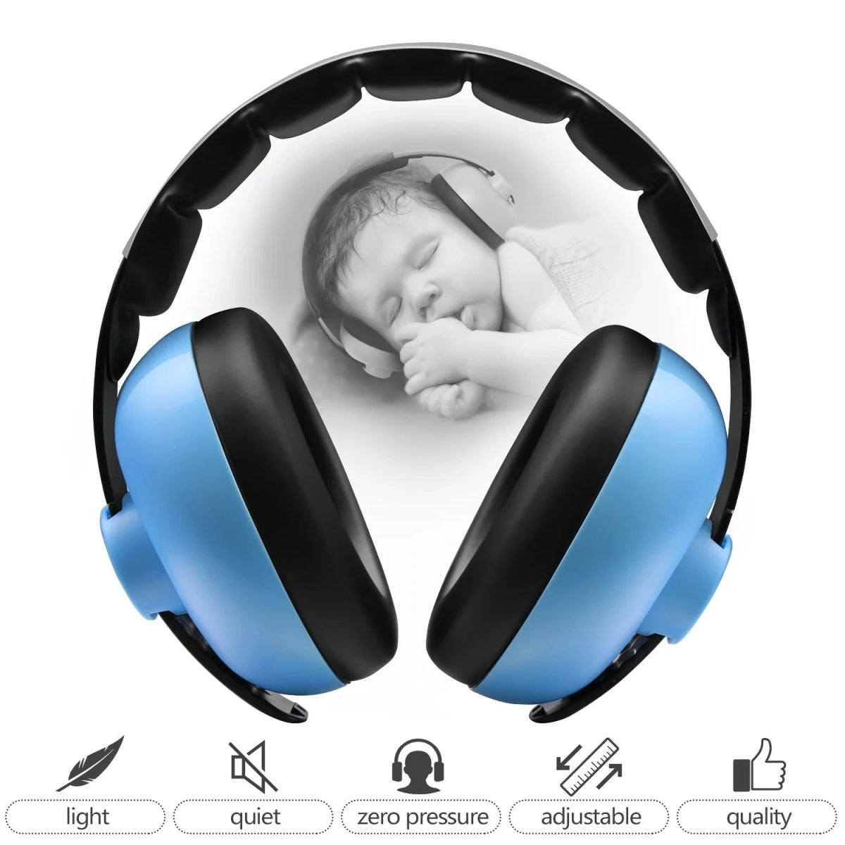 Newborn Noise Cancelling Headphones - Baby Bubble Store