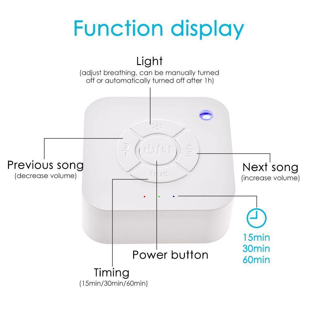 USB Rechargeable White Sound Machine - Baby Bubble Store